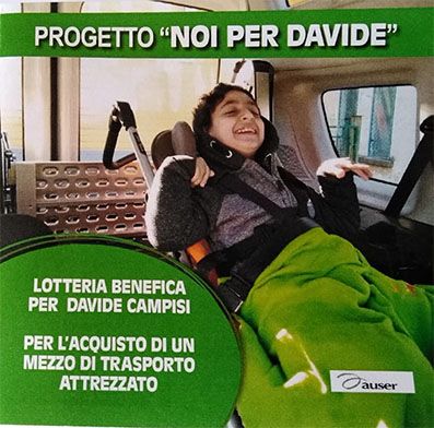 "Noi per Davide" va avanti, raccolti oltre 11mila euro. Chioso: "Ce la faremo"