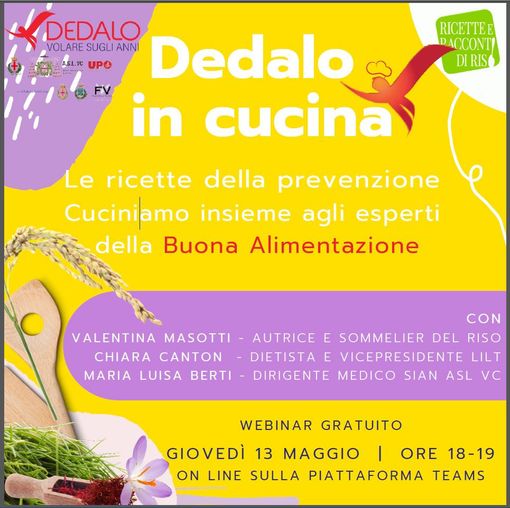 Ripartono le attività del progetto Dedalo volare sugli anni: si ricomincia dalla cucina. Ripartono le attività del progetto Dedalo volare sugli anni: si ricomincia dalla cucina.