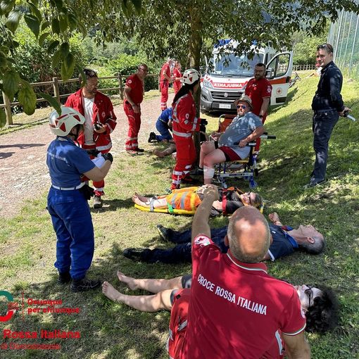 Roccapietra: tre giorni di esercitazione con la Croce Rossa Piemonte