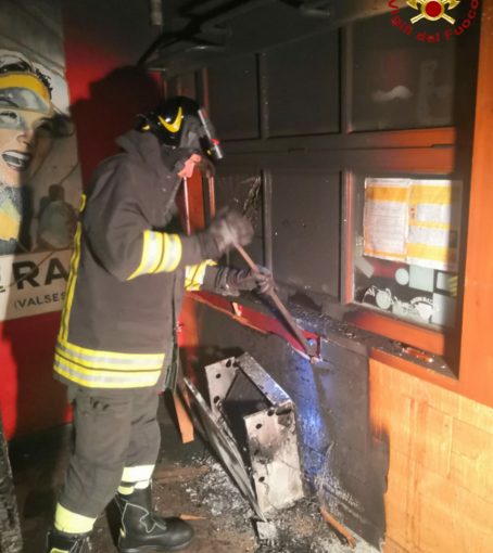 Principio di incendio al Pub Manera di Scopello