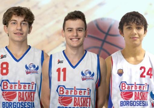 Barberi Valsesia Basket aggrega tre giovani al roster della prima squadra