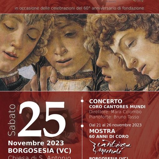 Cantores Mundi Borgosesia, 60 anni di coro