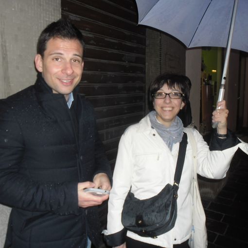 A destra Luisa Cerri, premio per pasticceria Cametti
