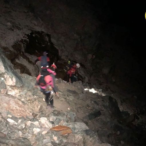 Sul Visolotto, a Pontechianale, tre alpinisti portati in salvo dal Soccorso Alpino nella notte