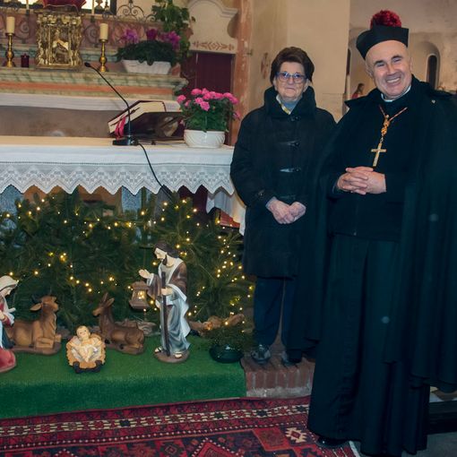 Pieve di Santa Maria di Naula: Messa di Natale e Presepe artistico