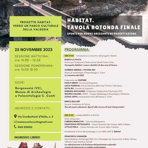 Progetto Habitat, “Verso un parco culturale della Valsesia”: l’evento di presentazione.