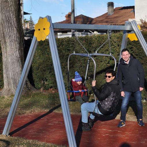 Gattinara, un nuovo gioco al Parco della Vita e al parchetto di San Bernardo