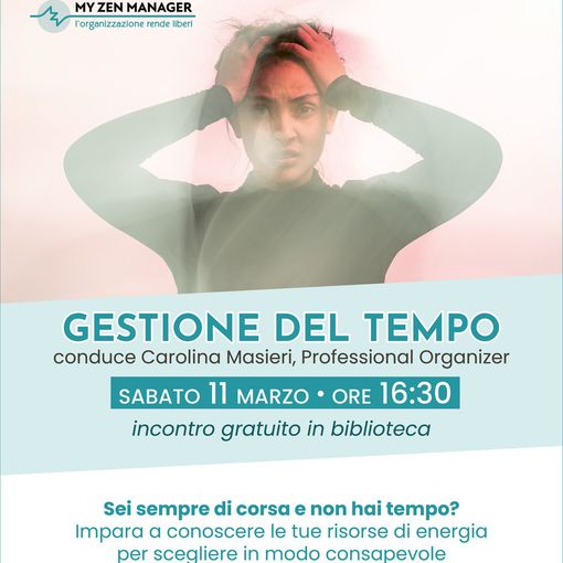 In Biblioteca Comunale di Grignasco: &quot;Gestione del tempo&quot;, incontro gratuito