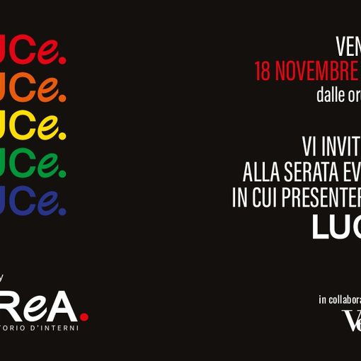 Una serata luminosissima! LUCe. Serata Evento da CReA