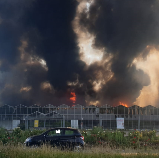 Terribile incendio al Gardenville di Biella, le immagini impressionanti di lettori e social FOTO e VIDEO