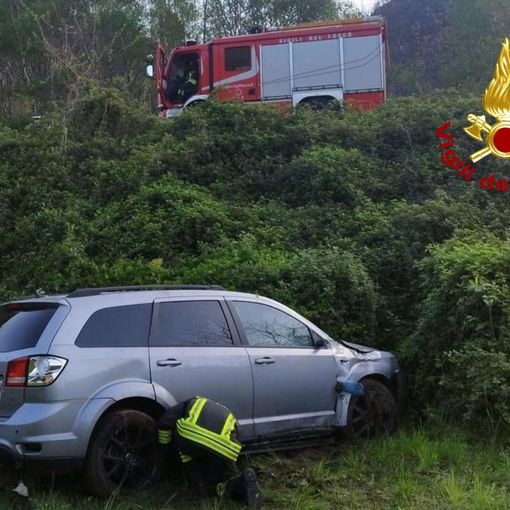 Incidente autonomo a Varallo: donna affidata al 118.