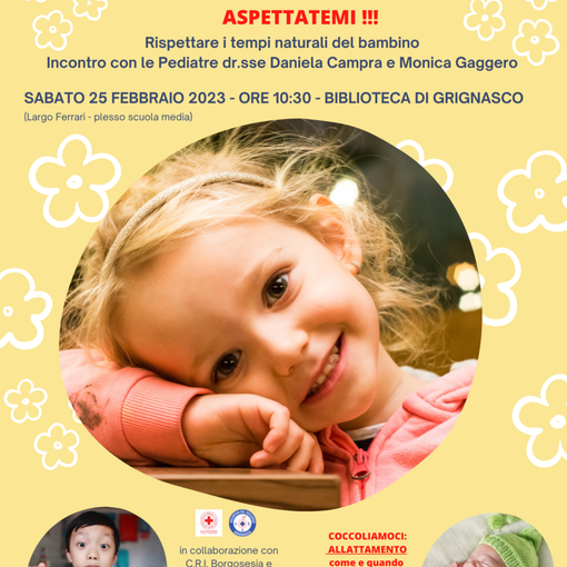 Grignasco: Ciclo di incontri in biblioteca. Asilo nido, nati per crescere sani e felici