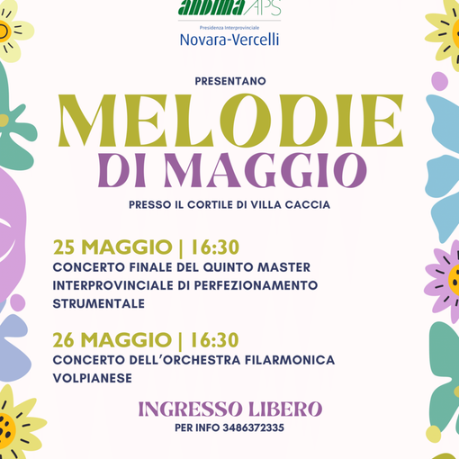 Romagnano: Melodie di Maggio, un week end all'insegna della musica a Villa Caccia