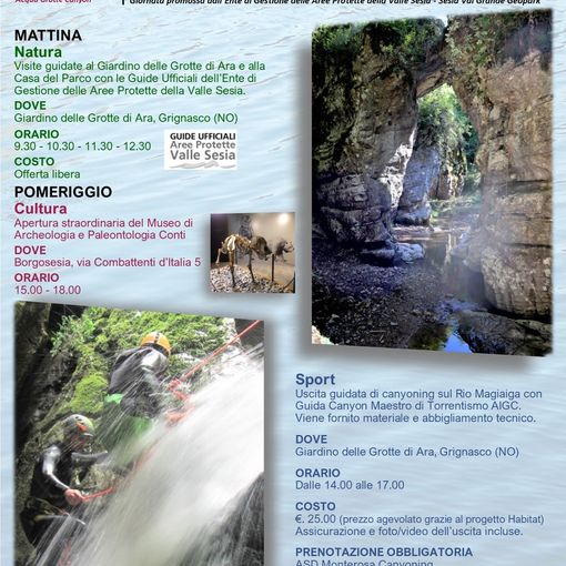 Acqua, grotte e canyon: natura, sport e cultura nel Parco Naturale del Monte Fenera.