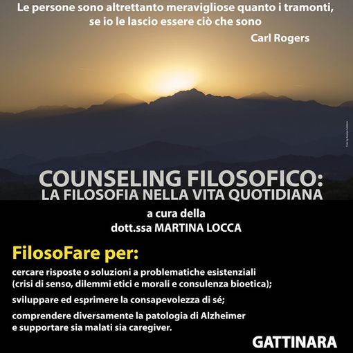 Gattinara: Counseling filosofico, la filosofia nella vita quotidiana
