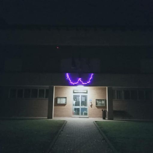 Lozzolo si accende di viola per &quot;Facciamo luce sul tumore al pancreas&quot;