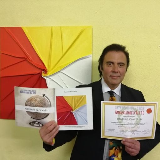 Massimo Paracchini vince il premio Ambasciatore d'arte