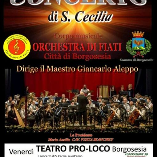 Borgosesia: il concerto benefico di Santa Cecilia suonerà per Operazione 3D