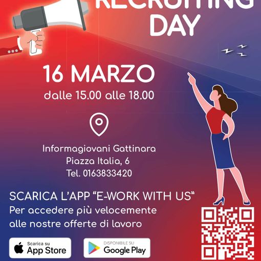 Per chi cerca lavoro all'Informagiovani il Recruiting Day con E-Work