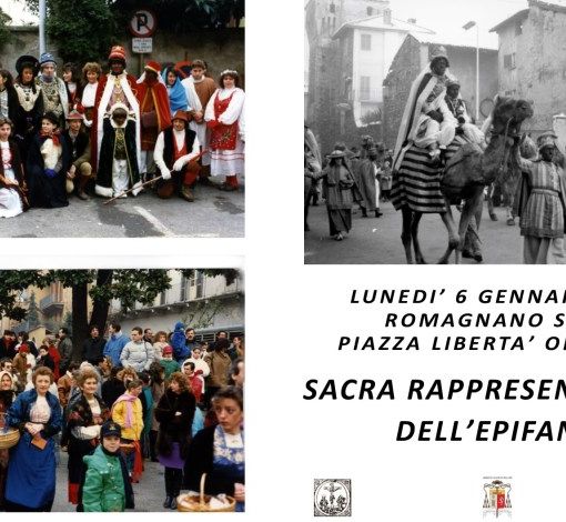 Romagnano in costume per la Sacra Rappresentazione dell'Epifania