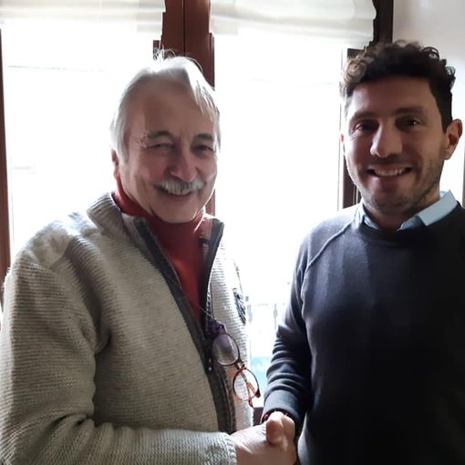 Dott. Ruga e il sindaco di Quarona