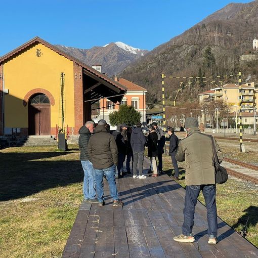 Varallo: Sopralluogo sulla linea ferroviaria Novara-Varallo
