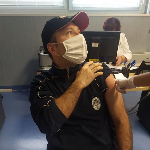Gattinara, l’Assessore Cazzadore vaccinato contro il Covid