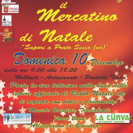 Prato Sesia: Mancano pochi giorni al Mercatino di Natale