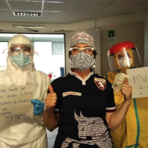 Borgosesia, chiuso il reparto Covid: il saluto degli operatori VIDEO
