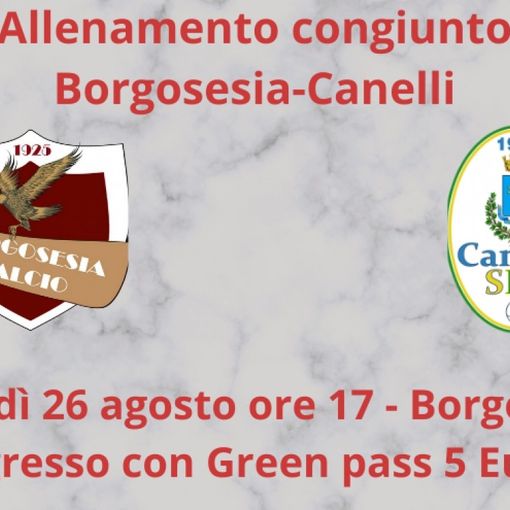 Allenamento congiunto Borgosesia - Canelli