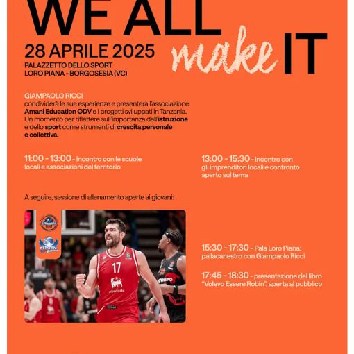 Borgosesia: Grande giornata di sport e solidarietà per Amani Education ODV