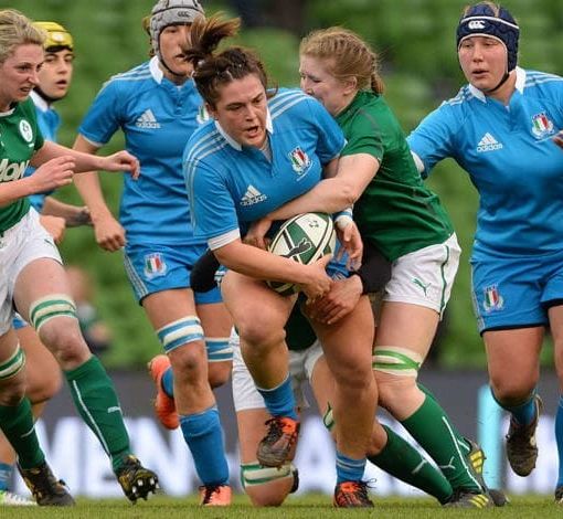 Melissa Bettoni in Nazione Rugby
