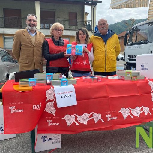 Cuori di biscotto Telethon, a Crevacuore la solidarietà è di casa (foto di D. Finatti per newsbiella.it)