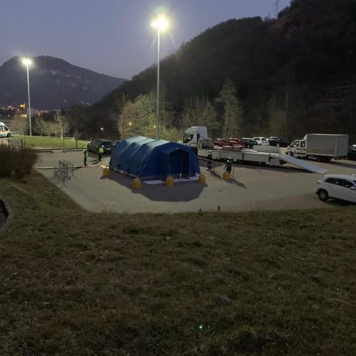 All'ospedale di Borgosesia il pre-triage per i casi sospetti di Coronavirus