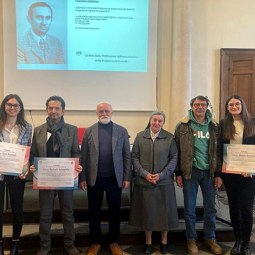 Premiazione per le tre migliori tesi dell'anno accademico 2021/22 della scuola per infermieri OPI alla memoria di Giacomo Dattrino