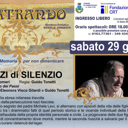 Campertogno, la Giornata della Memoria al teatro del centro polifunzionale Fra’ Dolcino