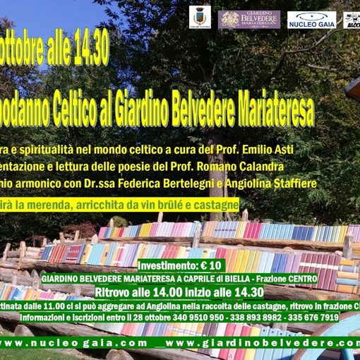 Caprile, il capodanno celtico al giardino Belvedere Mariateresa