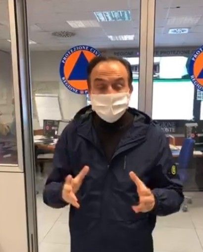 Coronavirus, Cirio: “Misure di contenimento sembrano fare effetto, ma si continui a stare a casa”