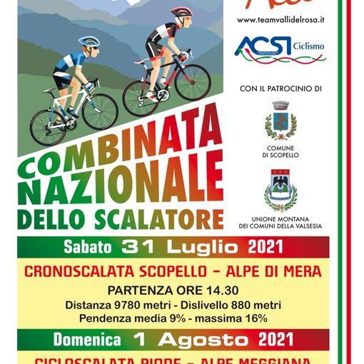Il ciclismo torna in Valsesia