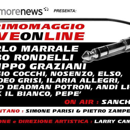 LiveOnLine: il concerto del Primo Maggio in diretta su tutti i giornali del gruppo MoreNews VIDEO
