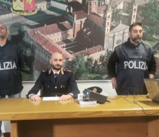 Conferenza stampa della Squadra Mobile