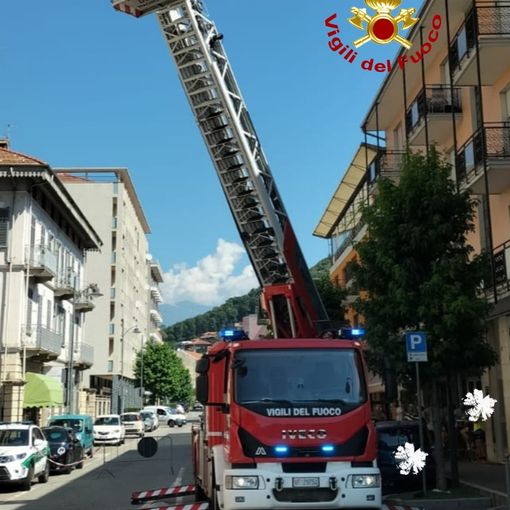 Dissesto statico a Quarona, intervento dei Vigili del Fuoco