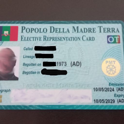 Il documento contraffatto sequestrato
