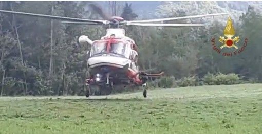 Escursionista disperso, interviene l'elisoccorso - video