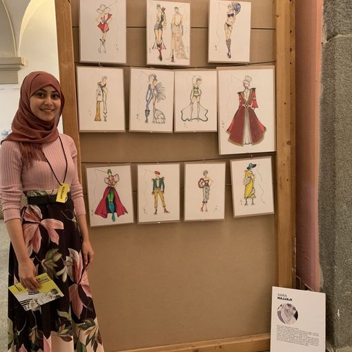 La giovane Sara Hajjaji