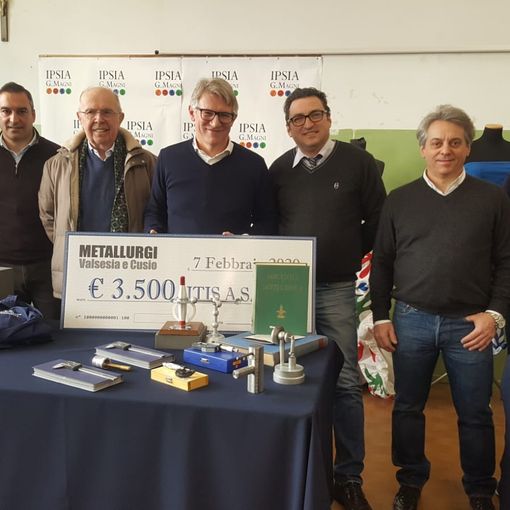 Ipsia, dai Metallurgi Valsesia e Cusio 3500 euro per realizzare il laboratorio di saldatura