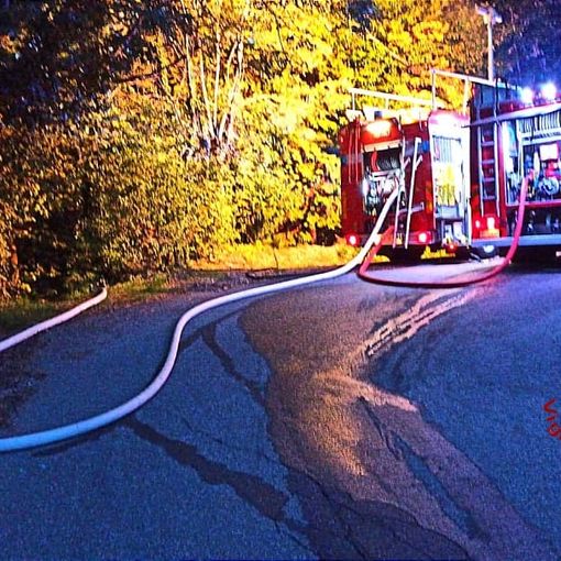 Varallo: Incendio legnaia in frazione Arlezze, arrivano i Vigili del Fuoco
