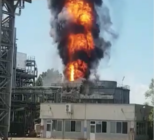 Incendio alla Polioli