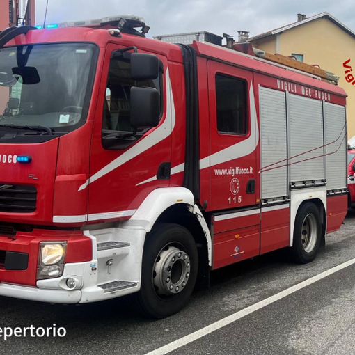 Incendio tetto a Borgo D’Ale