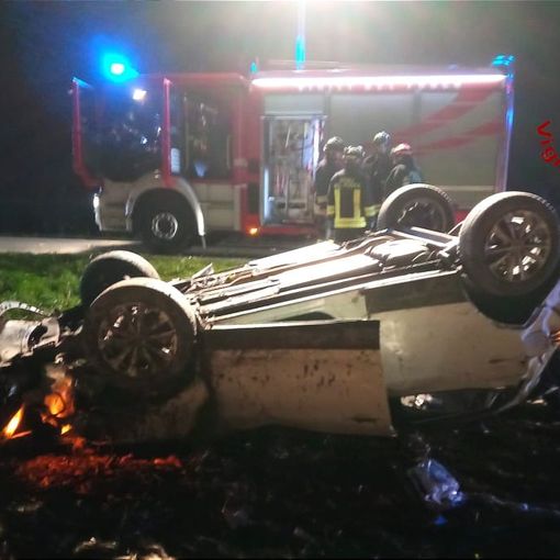 Incidente all'alba, feriti ricoverati in codice giallo